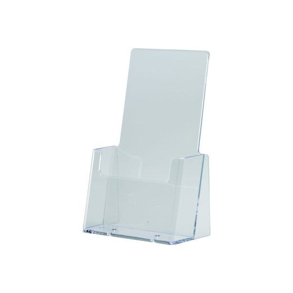 Clear 1/3 A4 Portrait Leaflet Holder