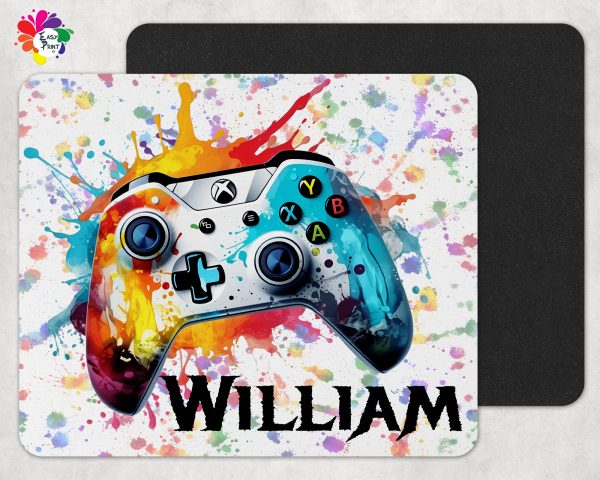 Personalised gamer mouse mat, personalised mouse pad, personalised gamer gift, game controller mouse mat, gamer gift - Image 5