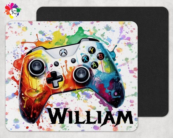 Personalised gamer mouse mat, personalised mouse pad, personalised gamer gift, game controller mouse mat, gamer gift - Image 6