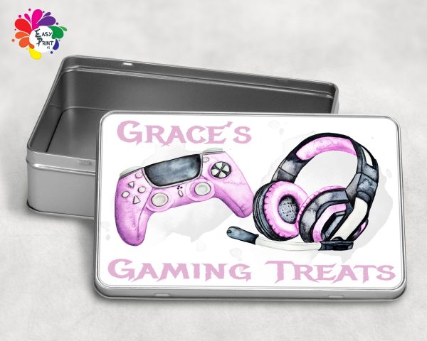 Personalised Gaming Treats Tin Boys/Girls - Image 5