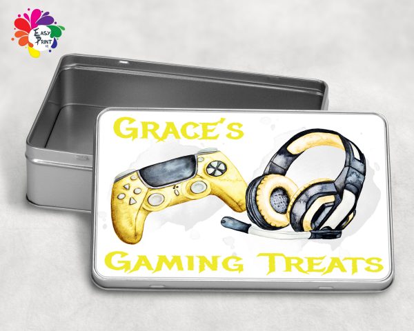 Personalised Gaming Treats Tin Boys/Girls - Image 13