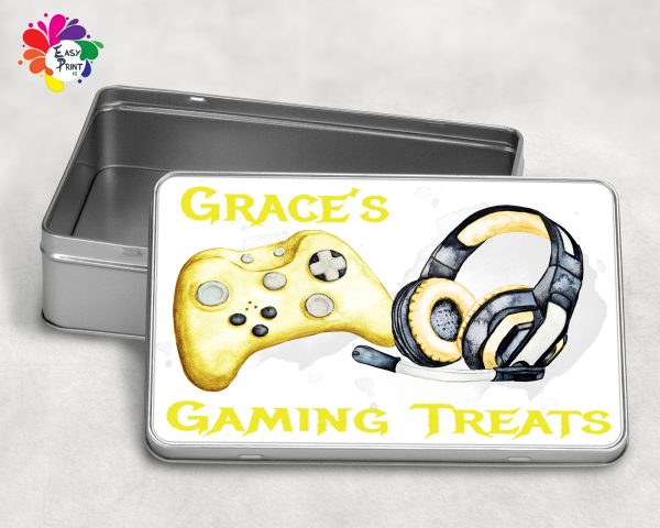 Personalised Gaming Treats Tin Boys/Girls - Image 14