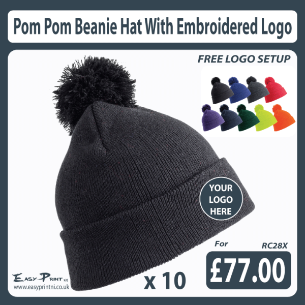 10 x Pom Pom Beanies Deal