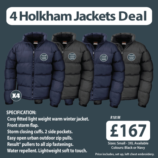 4 Holkham Down-Feel Jackets