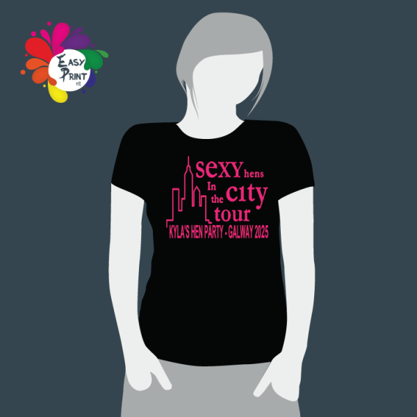 Sexy Hens in the City Tour T-Shirt